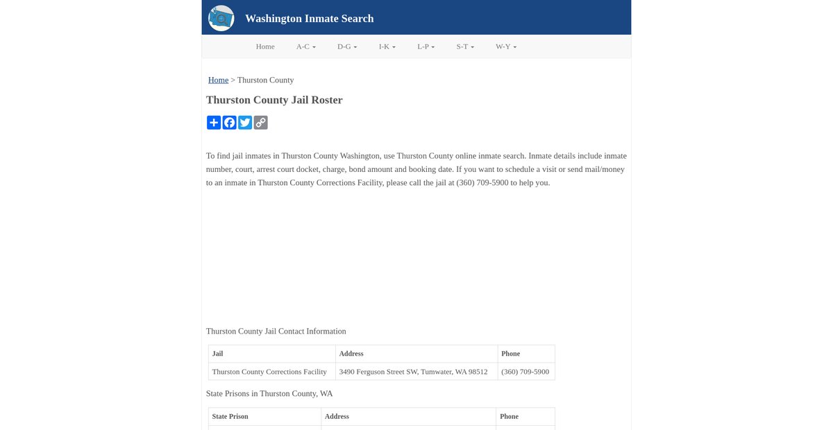 Preview of inmatesearchwa.org