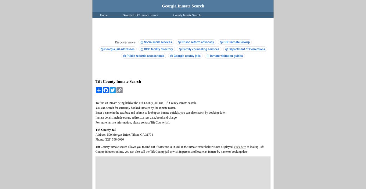 Preview of inmatesearchgeorgia.org