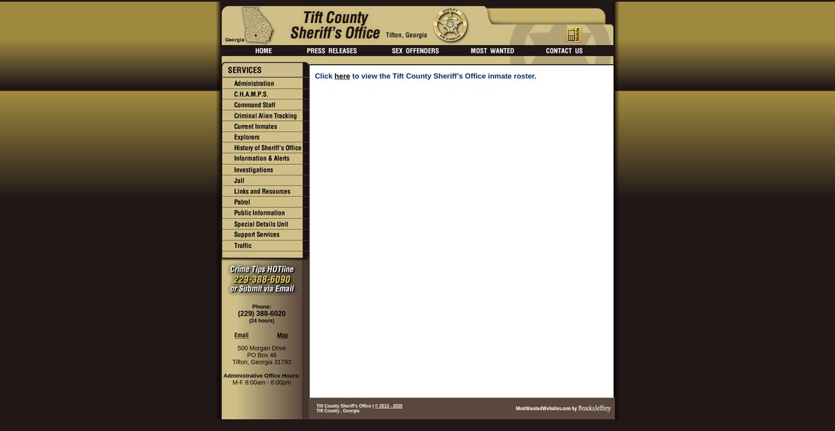 Preview of tiftsheriff.org