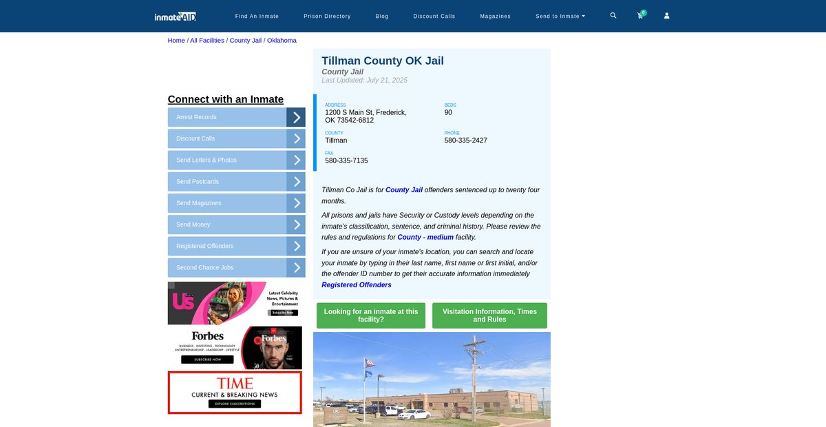 Preview of inmateaid.com