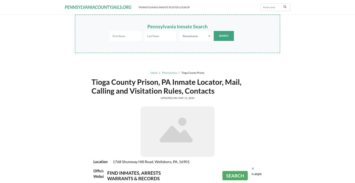 Preview of pennsylvaniacountyjails.org