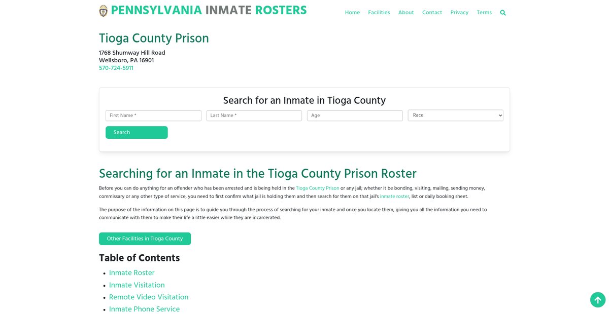 Preview of pennsylvaniainmaterosters.org