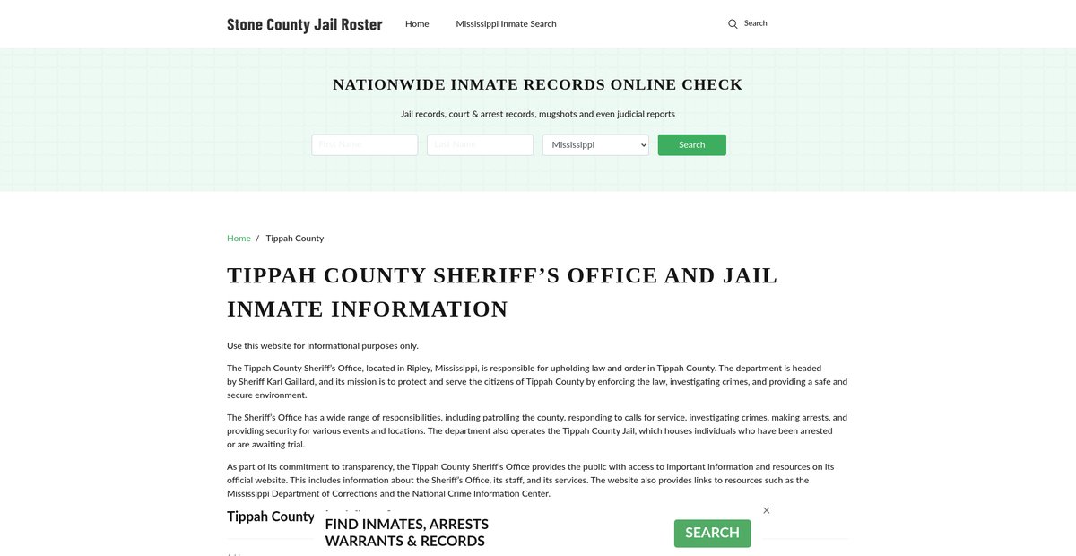 Preview of stonecountygov.com