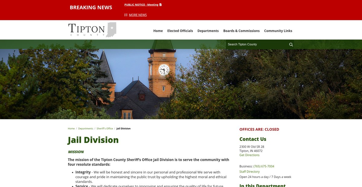 Preview of tiptongov.com