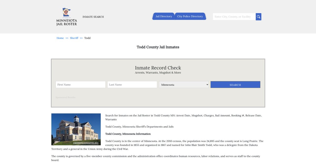 Preview of minnesotajailroster.com
