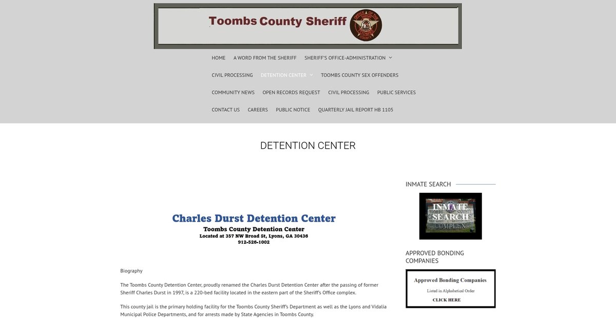 Preview of toombscosheriff.org