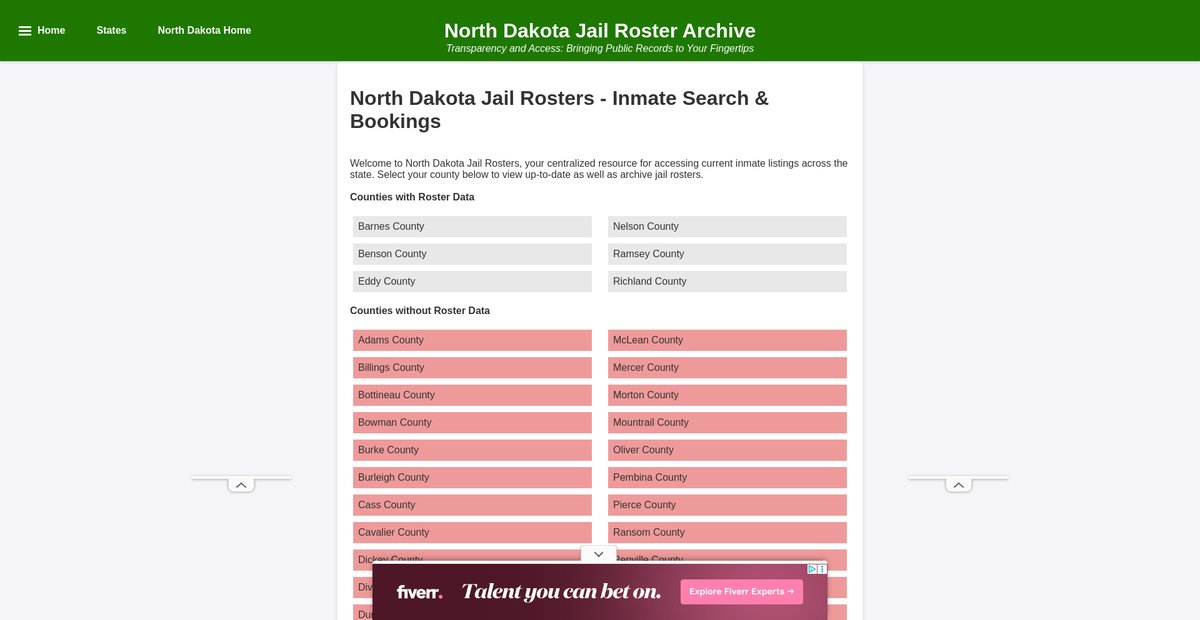 Preview of jailrosters.org