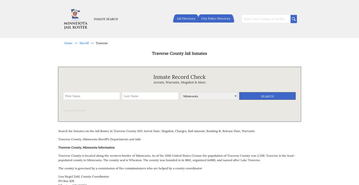 Preview of minnesotajailroster.com