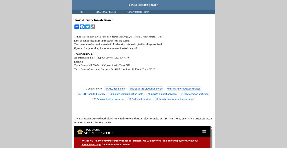 Preview of inmatesearchtexas.org