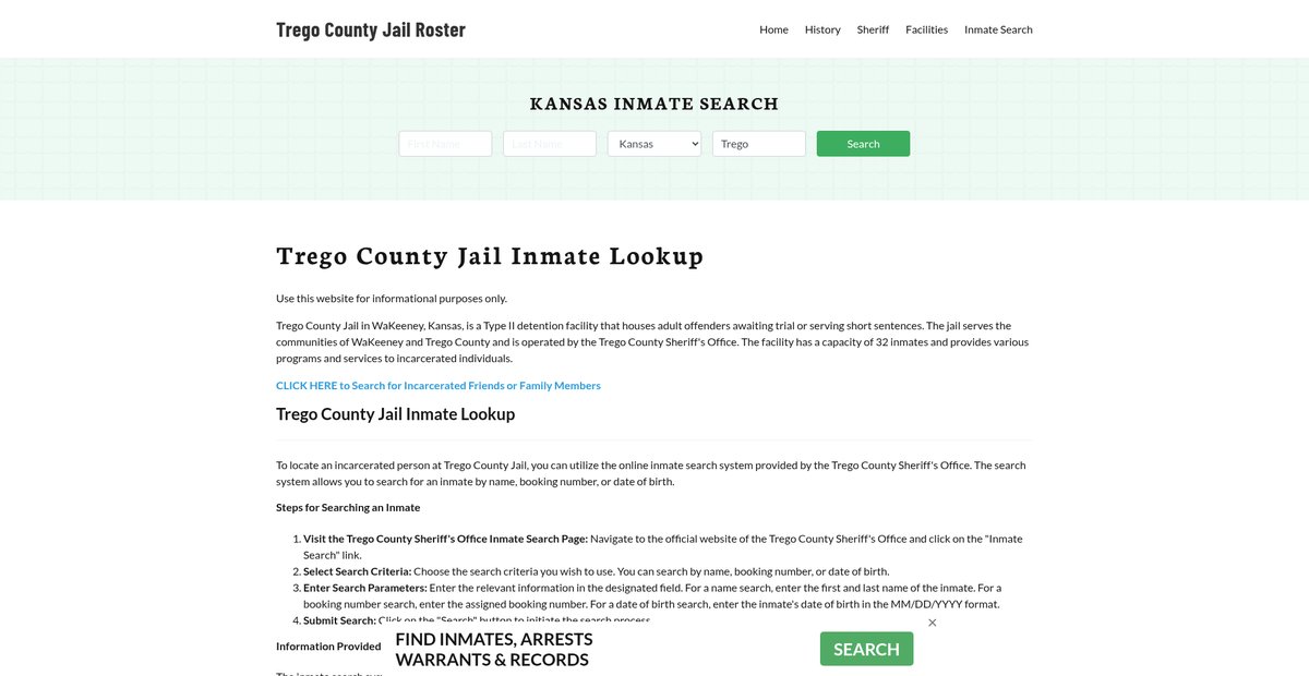 Preview of tregocountyjail.org