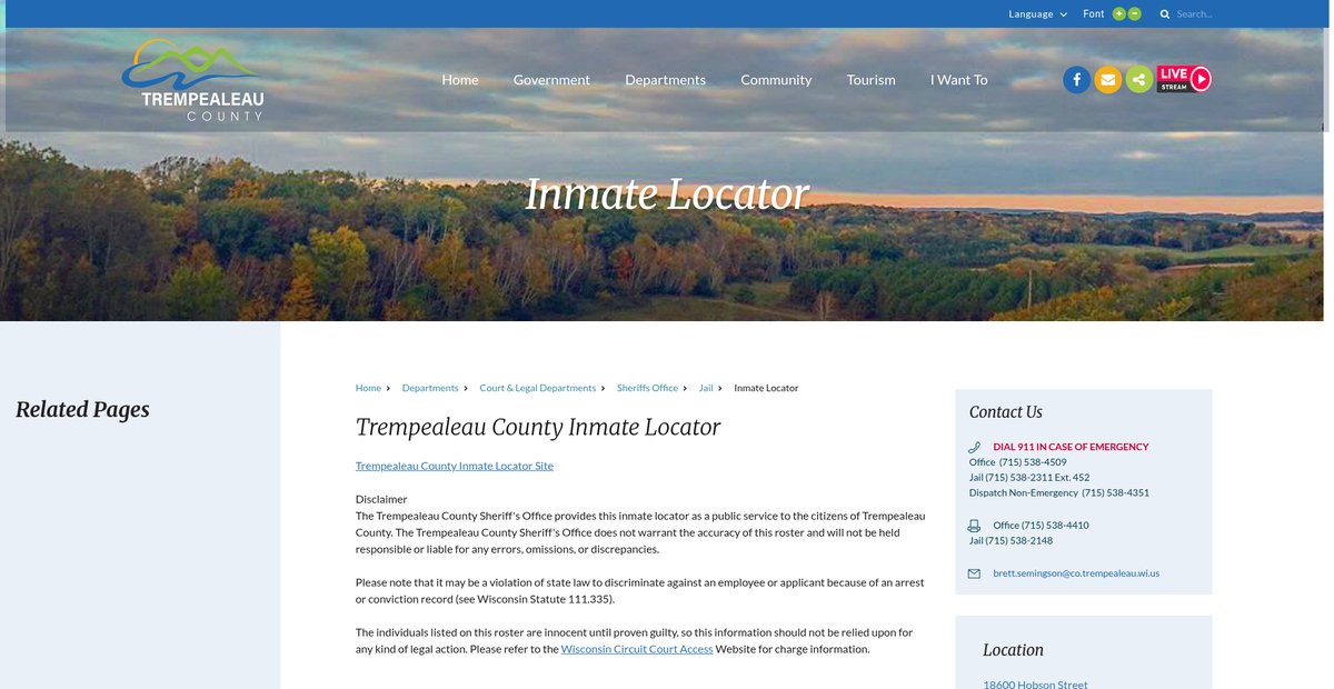 Preview of co.trempealeau.wi.us