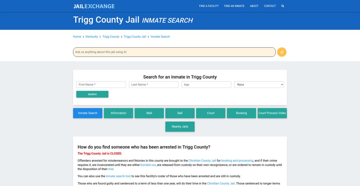 Preview of jailexchange.com