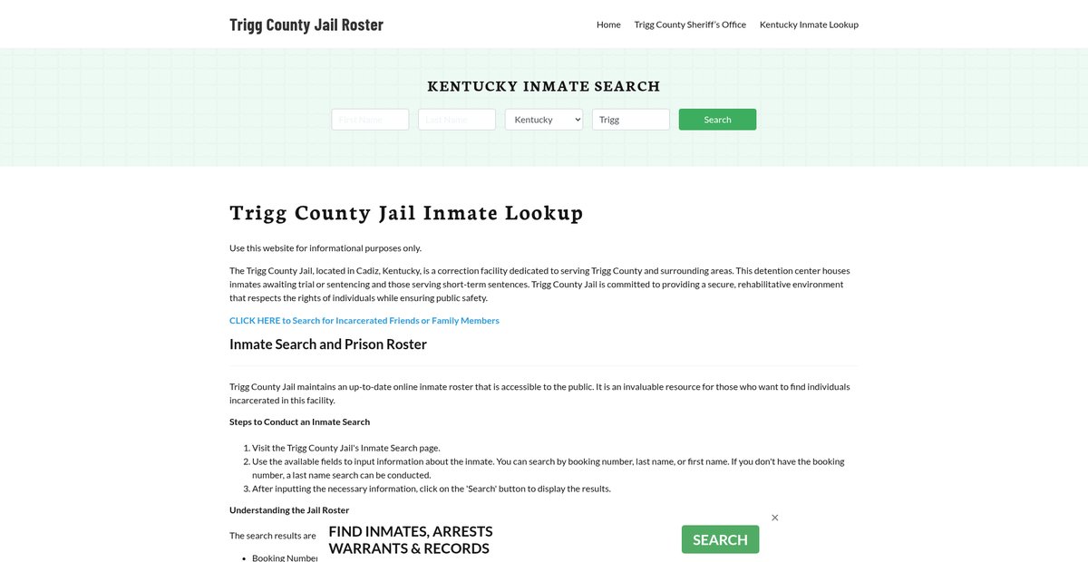 Preview of triggcountyjail.org