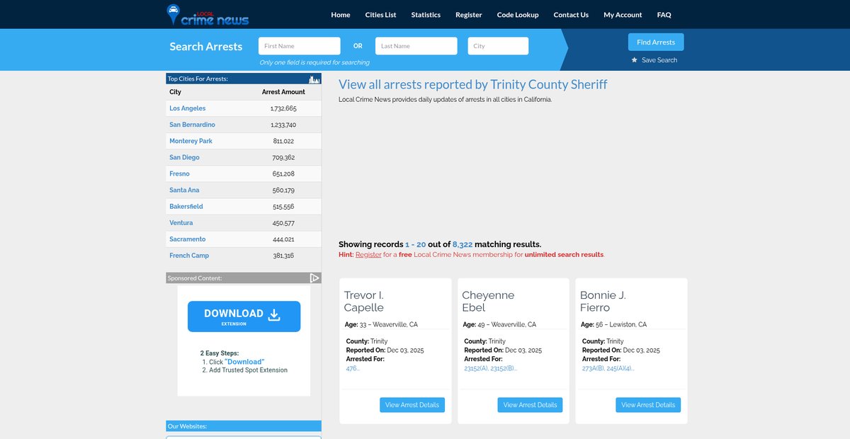 Preview of localcrimenews.com