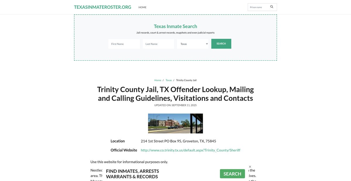 Preview of texasinmateroster.org