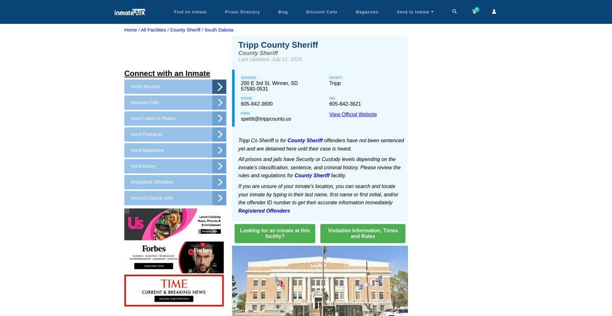 Preview of inmateaid.com