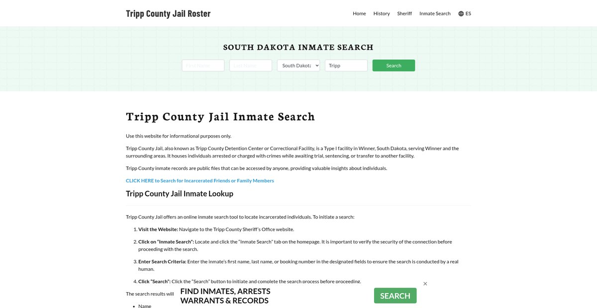 Preview of trippcountyjail.org