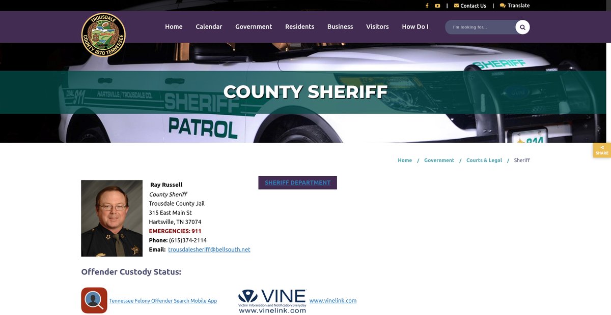 Preview of trousdalecountytn.gov