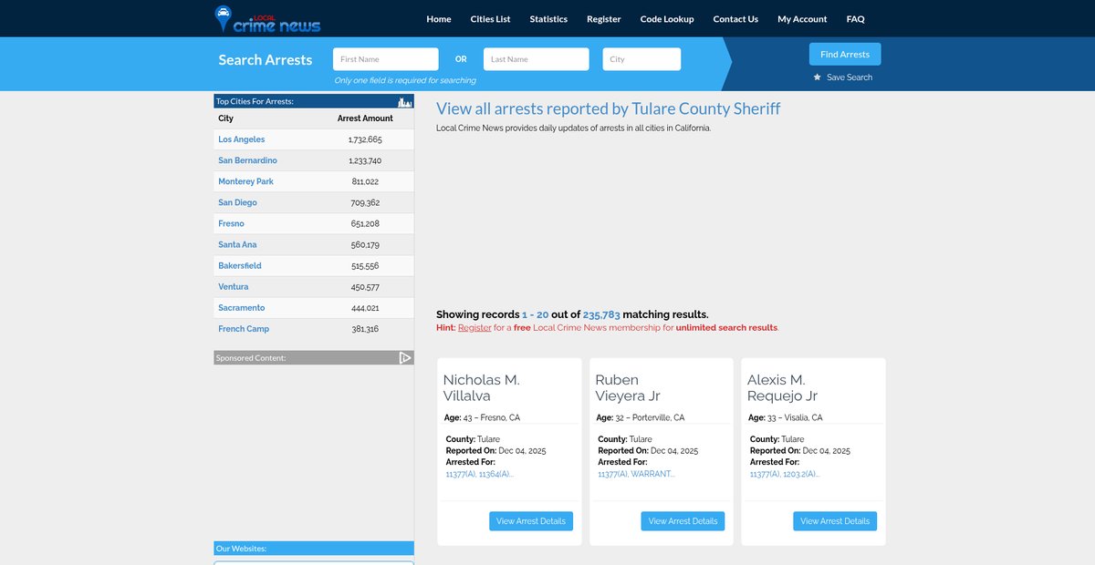 Preview of localcrimenews.com