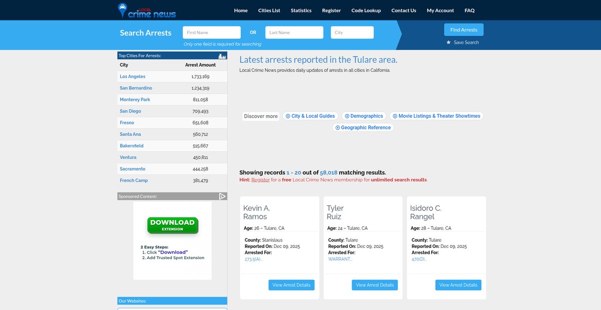 Preview of localcrimenews.com