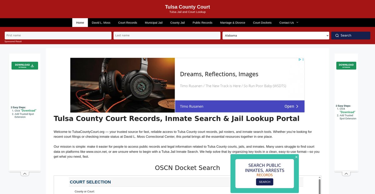 Preview of tulsacountycourt.us