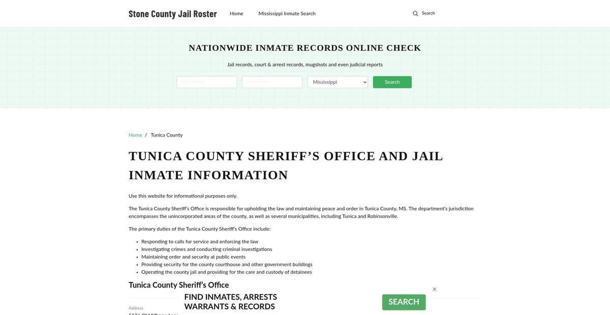 Preview of stonecountygov.com