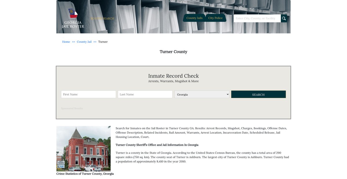Preview of georgiajailroster.com