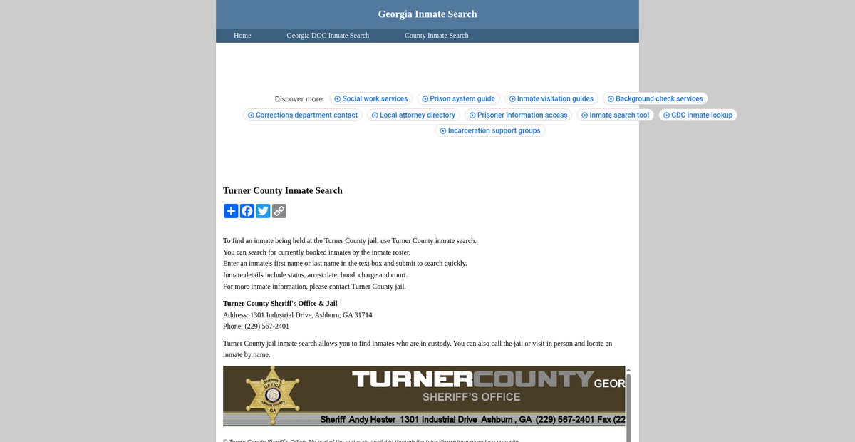 Preview of inmatesearchgeorgia.org