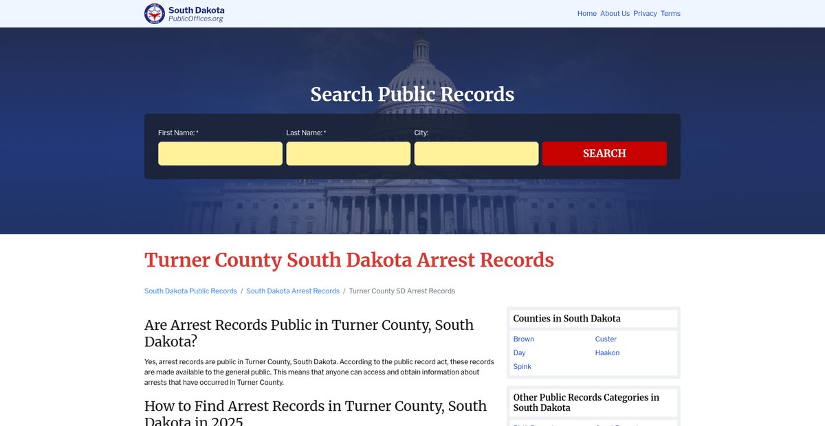 Preview of southdakota.publicoffices.org