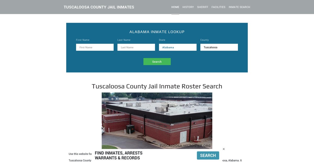 Preview of tuscaloosajailroster.org