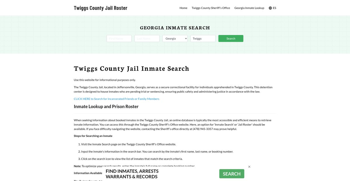Preview of twiggscountyjail.org