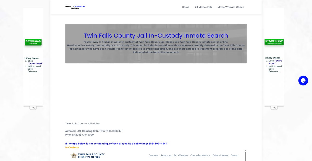 Preview of inmatesearchidaho.com