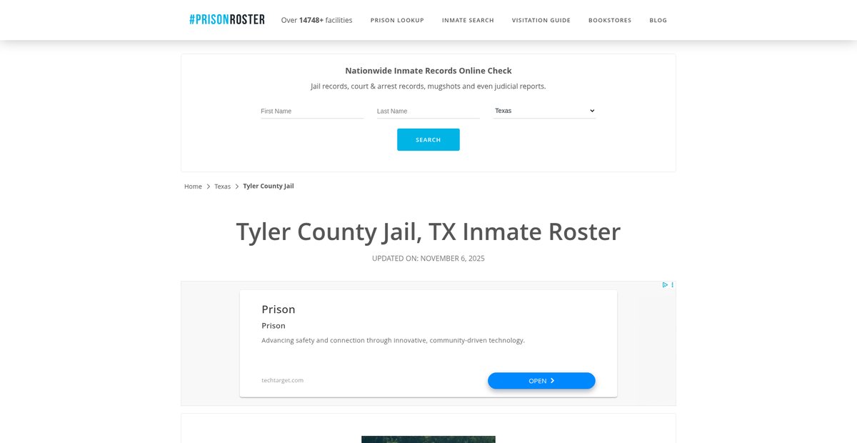 Preview of prisonroster.com