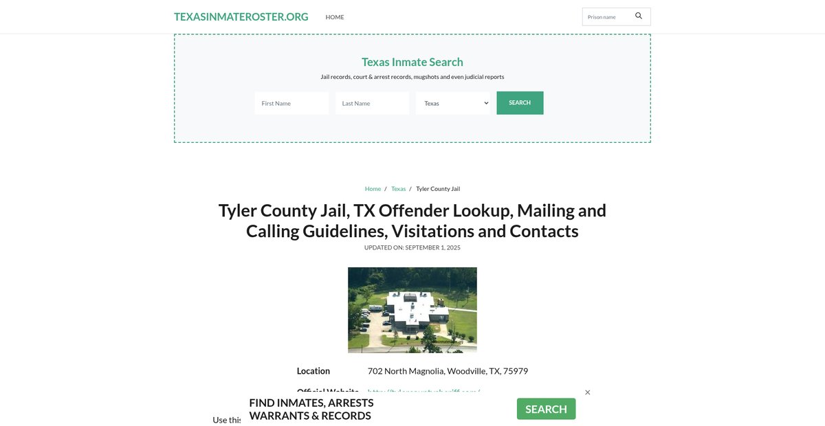 Preview of texasinmateroster.org