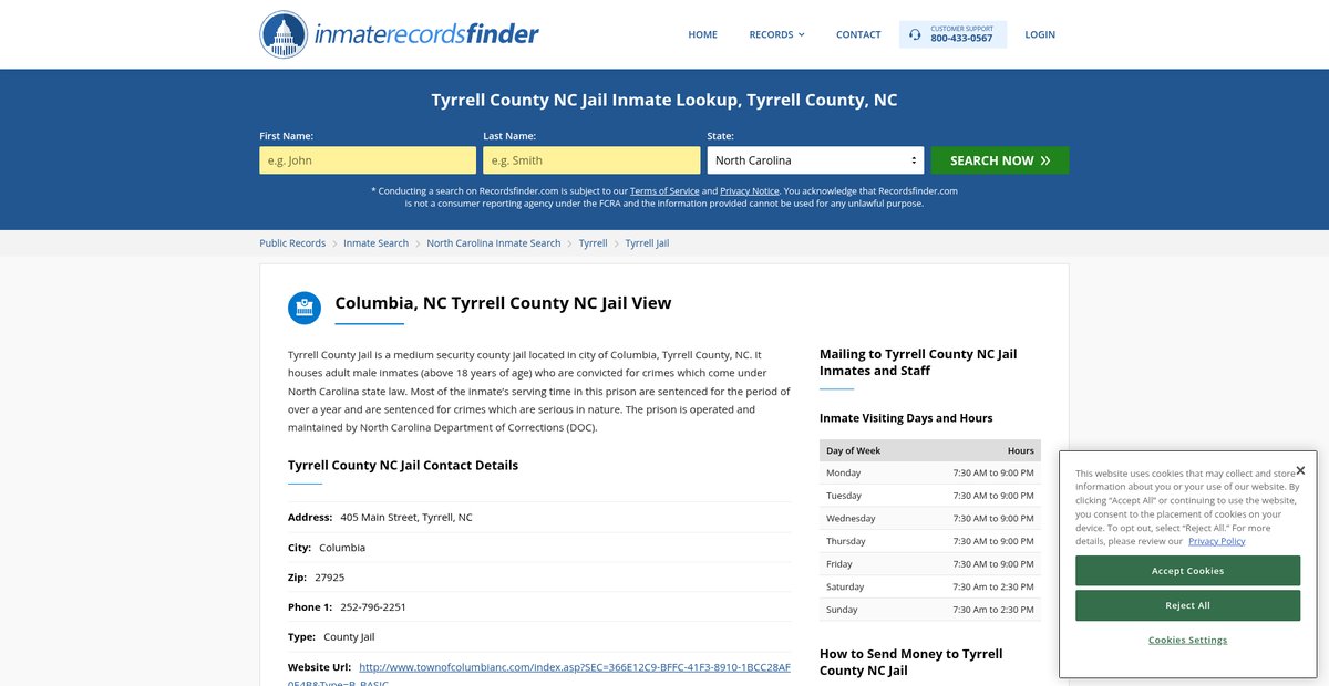 Preview of recordsfinder.com