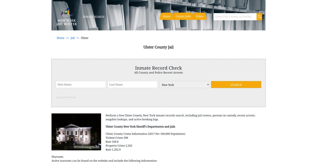 Preview of newyorkjailroster.com