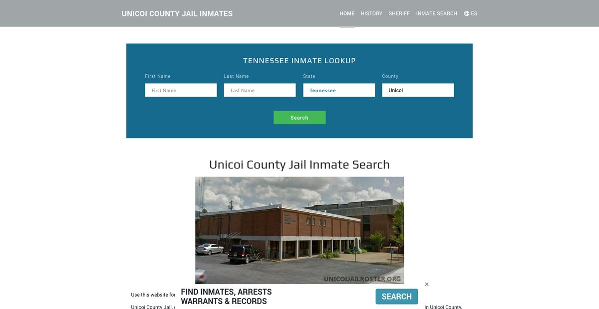 Preview of unicoijailroster.org