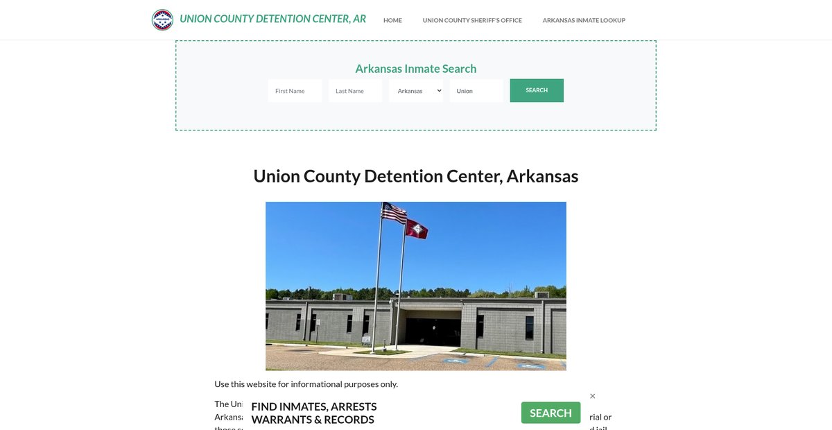 Preview of unioncountydetentionar.org