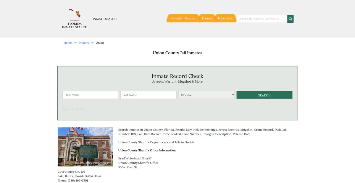 Preview of floridainmatesearch.net