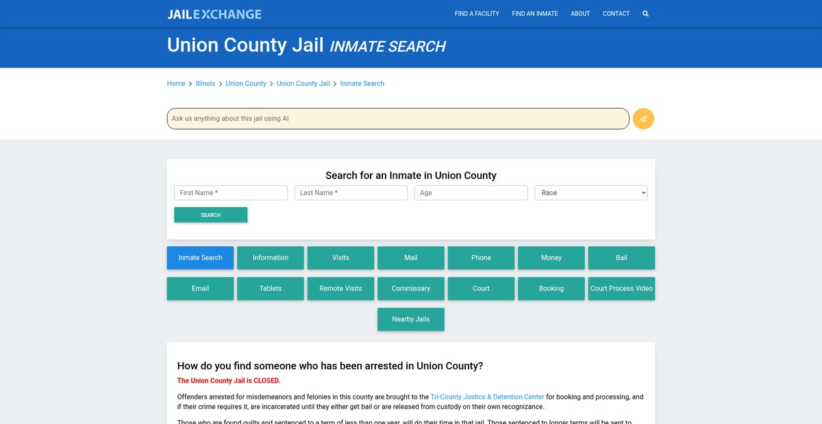Preview of jailexchange.com
