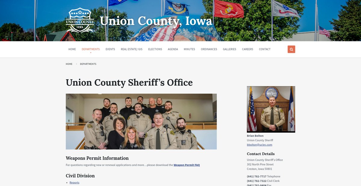 Preview of unioncountyiowa.gov