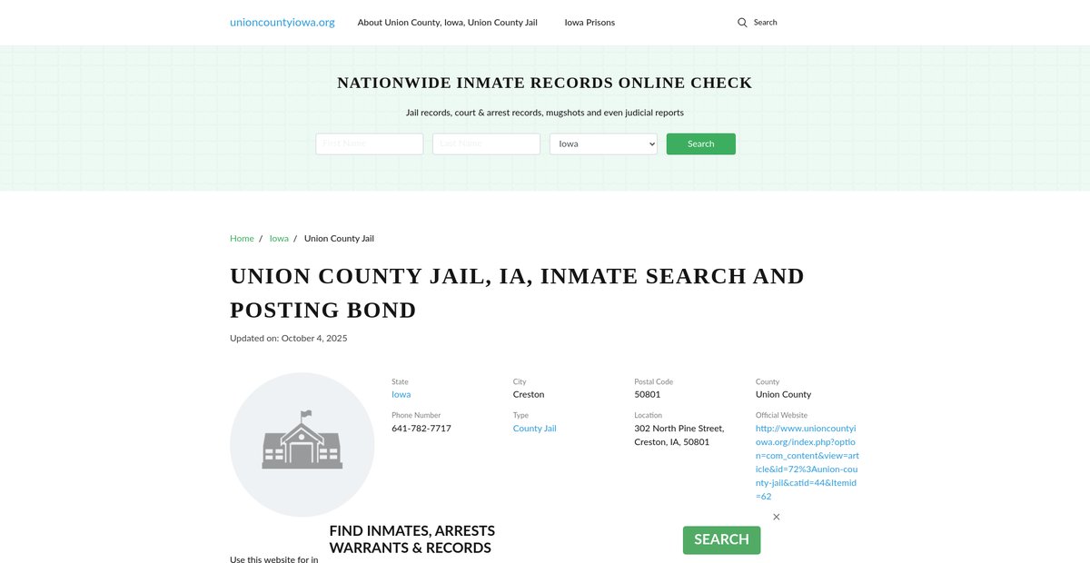 Preview of unioncountyiowa.org