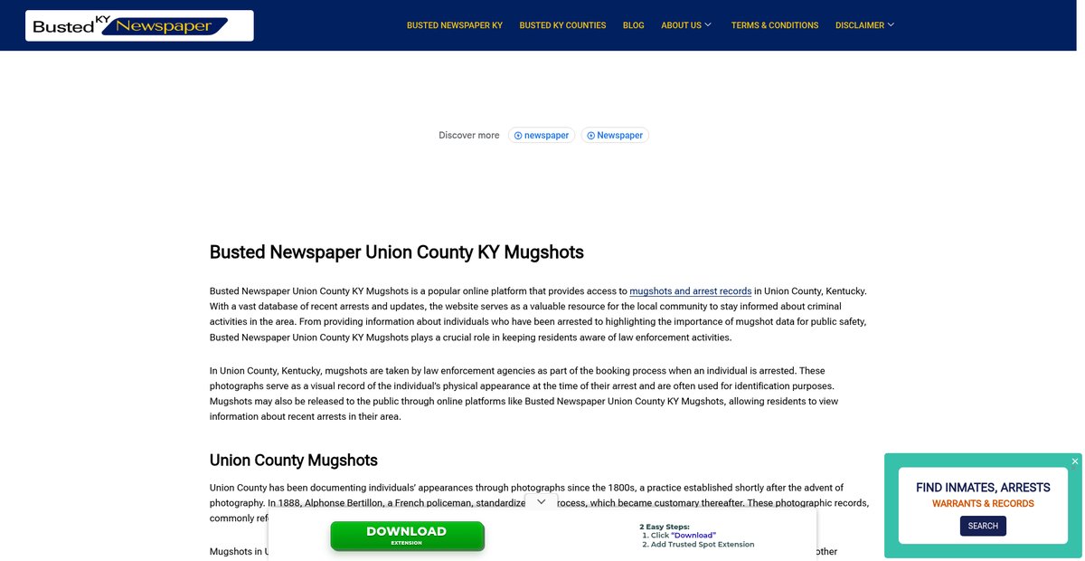 Preview of bustednewspaper-ky.com