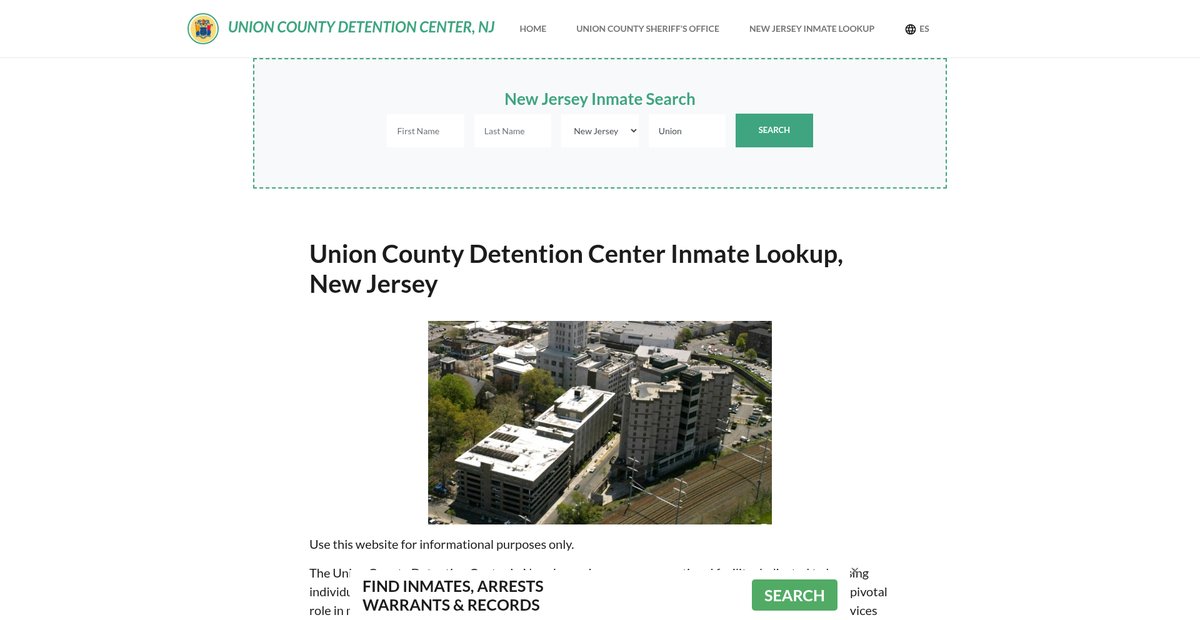 Preview of unioncountydetentionnj.org
