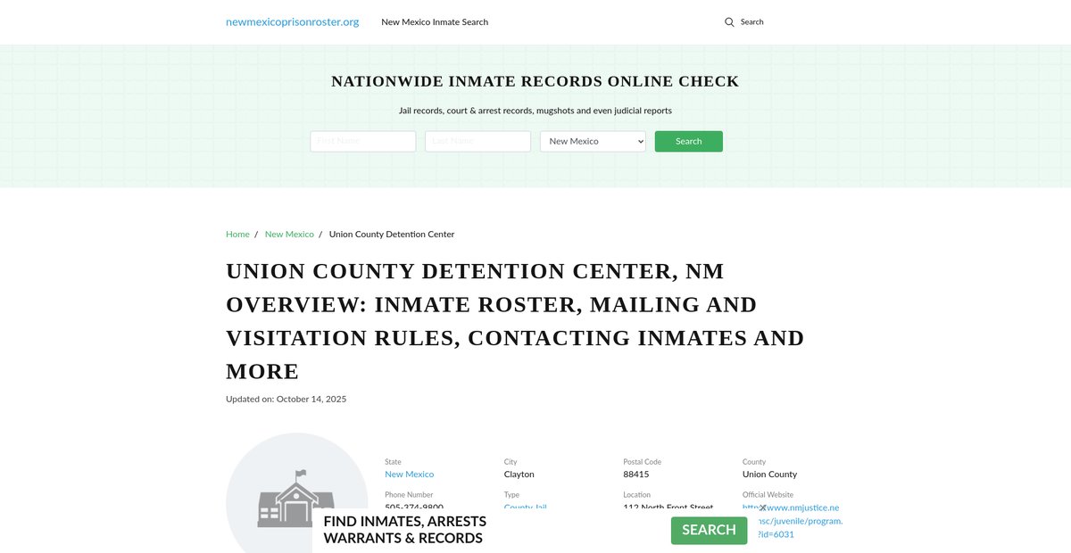 Preview of newmexicoprisonroster.org