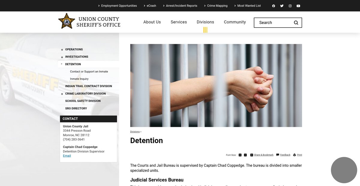 Preview of unioncountysheriffsoffice.com