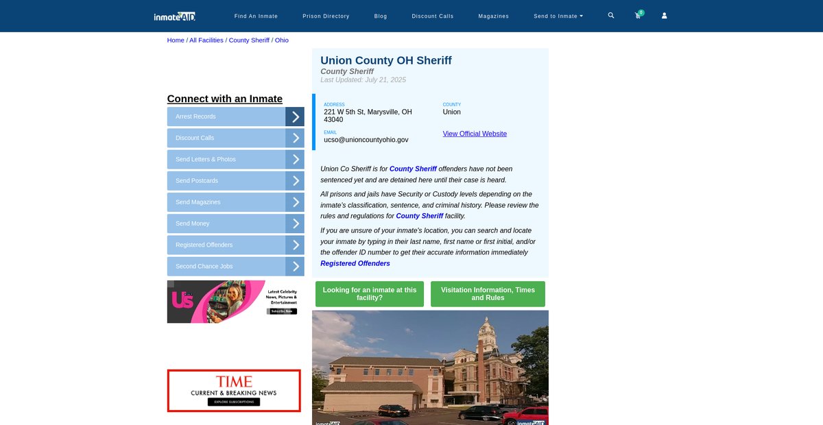 Preview of inmateaid.com