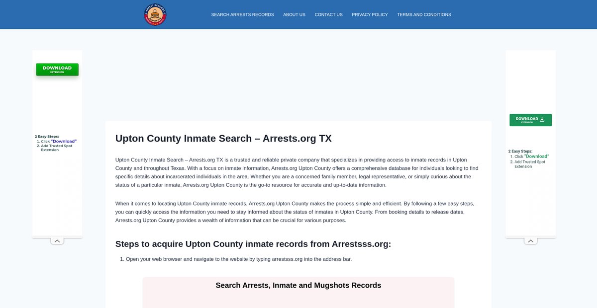 Preview of upton-inmate-search.arrests-org.com
