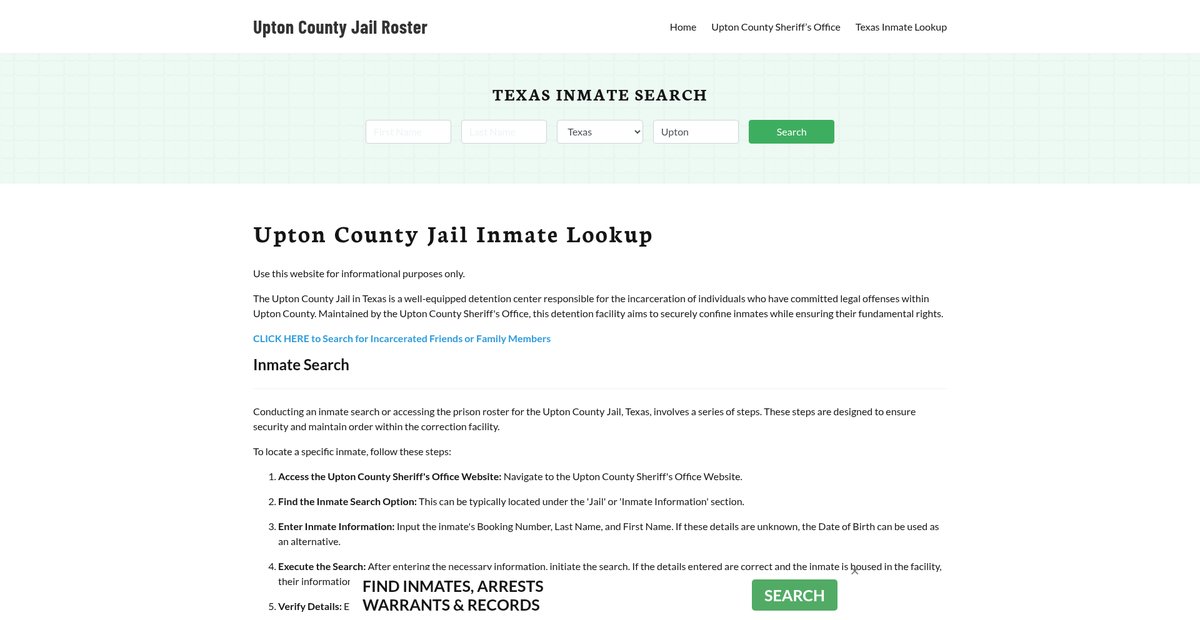 Preview of uptoncountyjail.org
