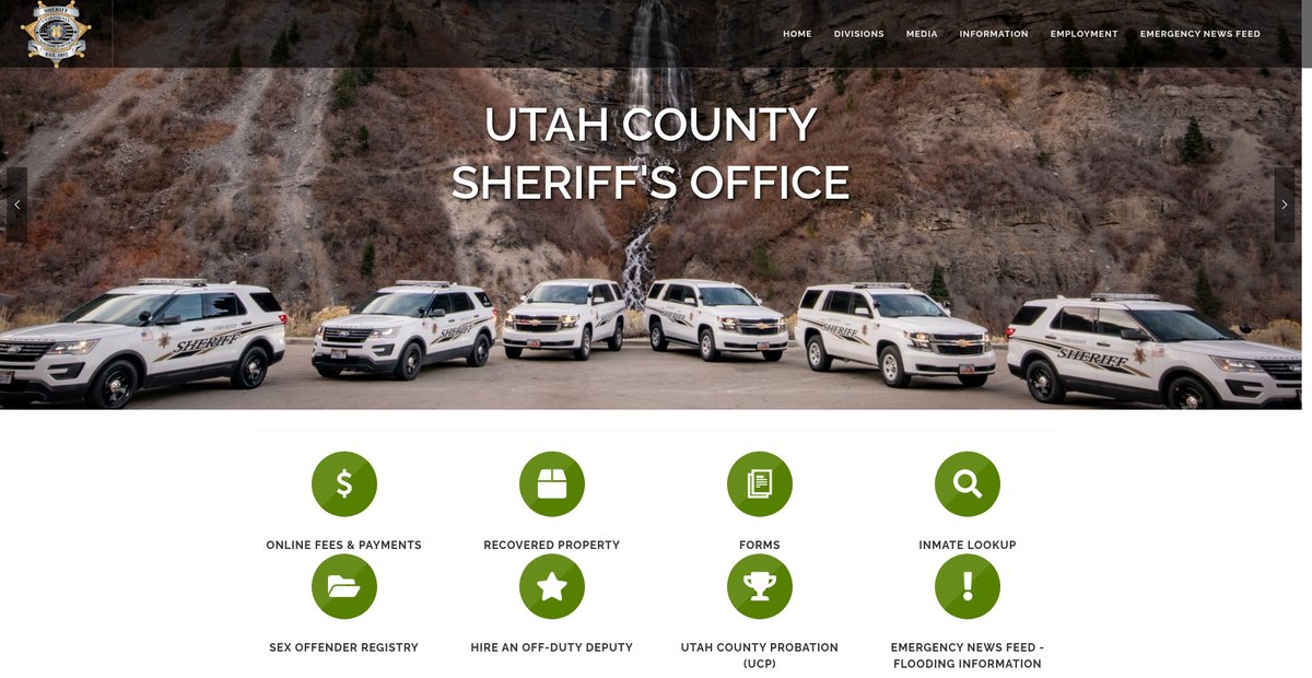 Preview of sheriff.utahcounty.gov